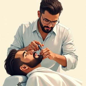 Professional Hot Towel Shaving Techniques